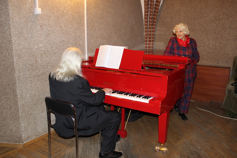 Съемки сюжета для телеканала "Вести-культура" о дирижере Э.Гантовском, 24 Сентября 2018г.