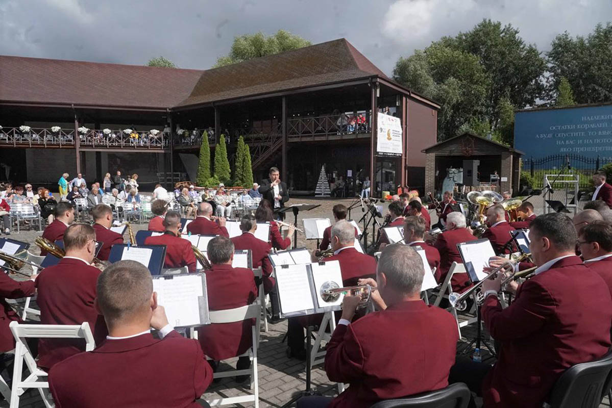 Концертный духовой оркестр принял участие в «Петровскик музыкальных ассамблеях», 12 Июля 2022г.