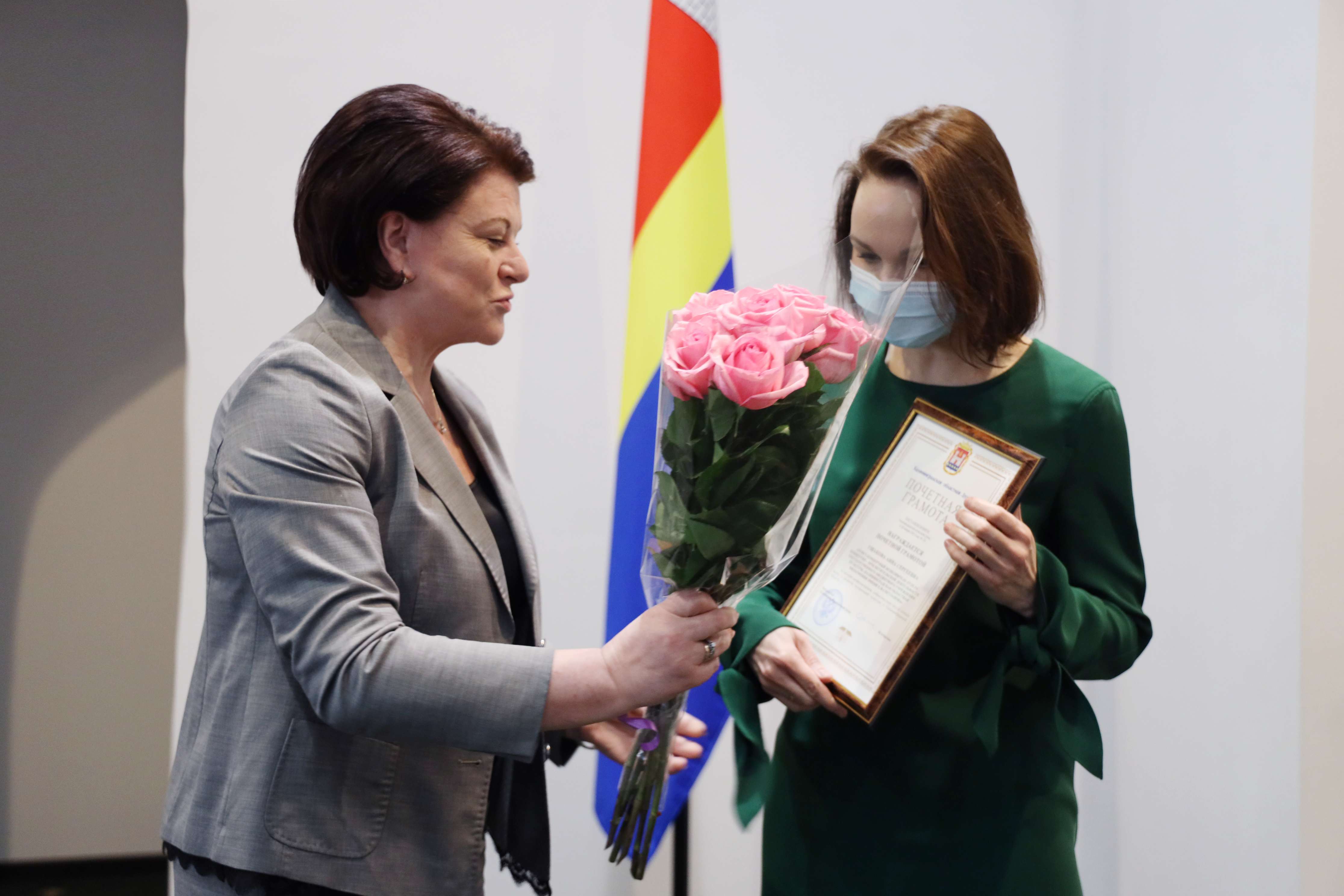 Награждение Анны Ушаковой