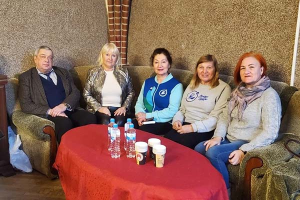 Дружественная встреча с волонтёрами